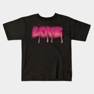 Melting love design Kids T-Shirt